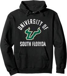 Winter Clothes For Women University Of South Florida USF Bulls Large Pullover Hoodie - màu đen - Xem 1