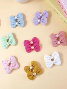 12pcs Colorful Bow Hair Clips For Girls, Versatile Casual Decorative Hair Accessories, Perfect Gift Choice - Multicolor - View 4