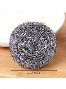 20Pcs/Bag Stainless Steel Cleaning Ball Kitchen Cleaning Brush Pot Brushing Dish Steel Ball - 20pcs/set - View 7