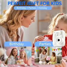 Kinder Sofortkamera, Kleinkind Digitalkamera, tragbares Spielzeug für Mädchen 3-10 Jahre alt, 1080P hochauflösende Auflösung, bestes Geschenk für Kindertag, Weihnachten, Valentinstag, Neujahr und Geburtstag - Z700 - Übersicht 7