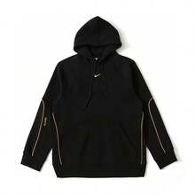 Nike Sport Wear Pullover Hoodiehoodie, Unisex, Classic Style, The Fleece Feels Soft Against The Skin During Wear - màu đen - Xem 6