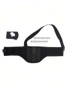 1pc Deep Conceal Shoulder Gun Holster, Unisex Armpit Pistol Holster, Adjustable For Left And Right Shoulder