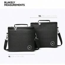 YQQ   - Bolsa de almuerzo para mujeres hombres trabajo reutilizable con aislamiento colección  4 litros  floral en Riptide2179 - DMickeyMouseFloralonRiptide - Ver 3