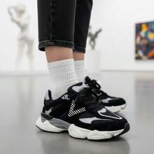 New Men's Lightweight And Robust Athletic Shoes 9000 For Gym And Walking - New Release - màu đen - Xem 5