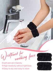 40PCS Makeup Tools Set Including:20PCS Makeup Brush Set+1pc Multi-Functional Zipper Toiletry And Cosmetic Bag Waterproof+6PCS Makeup Sponges+3PCS Mini Makeup Sponges+3PCS Triangle Powder Puffs+3PCS Mini Air Cushion Powder Puffs+1pc Hairband+2PCS Hand Bowl Strap+1pc Makeup Brush Cleaning Tools - Black - View 11