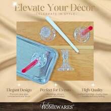 Southern Homewares 6-Pack Candlestick Glass Stem for Wine Glass, 4-Inch(Paquete de 12 unidades) - Multicolor - Ver 6