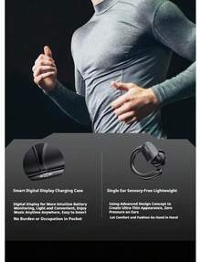 Lenovo Tai nghe Bluetooth không dây  XT80 có chất lượng âm thanh tốt, thời lượng pin dài và tai nghe nhét trong tai không gây đau và giảm tiếng ồn khi đeo lâu. - màu đen - Xem 6