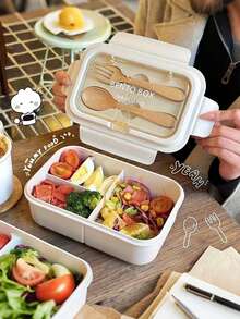 1 pieza Taza de desayuno con tapa y cuchara, Taza de avena con cuchara, Taza de ensalada, Taza de batido, Taza de dieta, Bolsa de almuerzo con caja de avena, Bolsa de almuerzo, Recipiente de avena sellado, Recipiente de desayuno portátil, Color aleatorio, Taza de desayuno reutilizable apta para fruta, pudín, yogur, ensalada, yogur, cereales, leche, sopa, etc., excelente para el hogar, la escuela, la oficina, los viajes y los picnics al aire libre - Multicolor - Ver 7