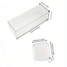 1/3pcs Transparent Jewelry Storage Box - Elegant Drawer Organizer For Earrings, Rings And Necklaces, Used For Keeping, Jewelry Box - Clear - View 10