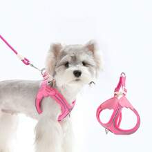 Wrap-Around Soft & Breathable Mesh Dog Harness Vest, Reflective Safety Convenient Walking Harness For Small Dogs & Cats - Multicolor - View 5