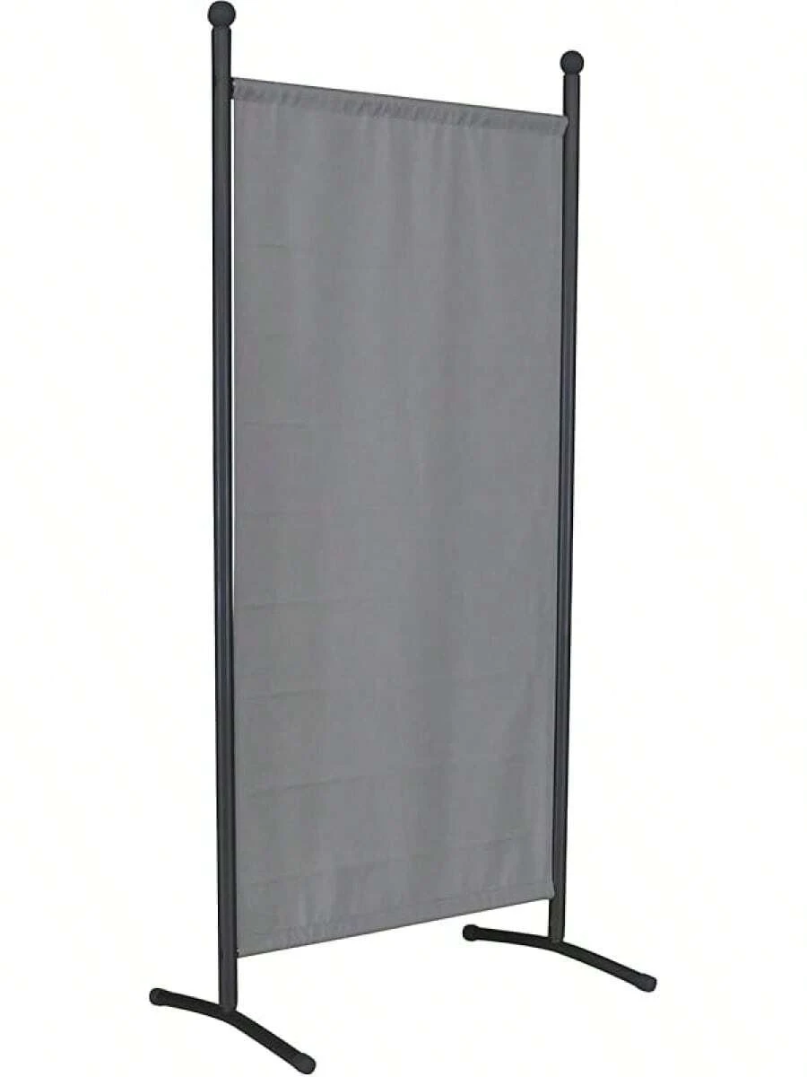 A+ Wandregal 178 x 82 cm, Sicht- und Sonnenschutz, Raumteiler, für drinnen und draußen, Büro, Balkon/Terrasse, Schlafzimmer, Garten, hergestellt in Deutschland, waschbare Bezüge, hellgraues Polyacryl