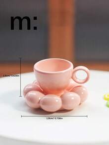 1 Peça Xícara de Café/Chá em Formato de Nuvem para Casa de Bonecas, Adequada para Acessórios de Casa de Bonecas 1:6 e 1:12, Brinquedos de Comida em Miniatura, Adereços de Fotografia, Conjunto de Xícaras Elegantes para Casa de Bonecas (Opções de Tamanho P/M/G), Cria uma Atmosfera Aconchegante! - Multicolorido - Visão 17