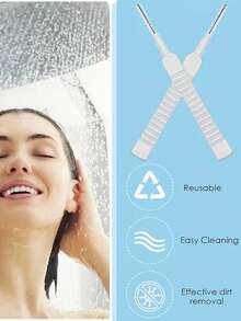 Perie de curățare a dușului, perie de curățare a găurilor de duș, ac de curățare a golurilor capului de duș pentru baie și toaletă, instrumente de curățare și dragare, produse de curățare pentru uz casnic, potrivite pentru curățarea băncilor externe, difuzoarelor pentru telefoane mobile, luminilor pentru găurile de duș, multifuncționale, reutilizabile - Multicolor - Vizualizare 4