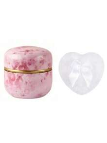80g Set Includes 1 Mini Heart Shaped Makeup Sponge (No Loose Powder), 1 Powder Compact, Suitable For Bathing And Travel, Perfect Gift For Valentine's Day, Christmas, Eid, Holidays And Halloween, Listed In Holiday Gift Guide And Halloween Candy Box. Set Contains Mini Sponge And Powder Compact, Mother's Day Gift, Bedroom Essential, Travel Product - Multicolor - View 10