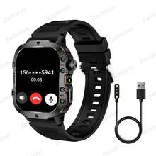 1.81" HD Touchscreen Smart Watch, Wireless Calling, Music Control, Multiple Sports Modes, LED Flashlight, Compatible With IOS & Android, Unisex Gift For Men & Women - Multicolor - View 12