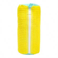 1pc Durable Polyester Shoe Washing Bag With Zipper - Multipurpose, Round Mesh Laundry Bag For Sneakers And Bras, Prevents Deformation During Washing, Machine Washable For Household Use