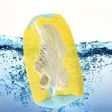 1pc Durable Polyester Shoe Washing Bag With Zipper - Multipurpose, Round Mesh Laundry Bag For Sneakers And Bras, Prevents Deformation During Washing, Machine Washable For Household Use