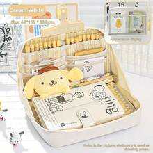 12层超大容量铅笔盒，新款女生铅笔盒，ins风学生文具盒，简约彩色大容量铅笔袋，适合中学生，铅笔盒，12格学生文具牛津布收纳袋 - 彩色 - 查看 9