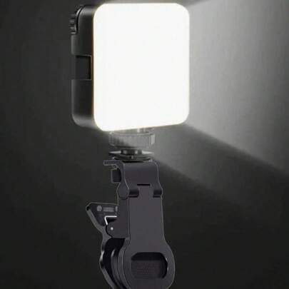 1 pezzo Mini Luce ad Anello Portatile per Selfie, Luce LED Tascabile per Fotocamere DSLR, Foto e Video, Illuminazione per la Bellezza