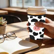 3pcs Reusable Neoprene Iced Coffee Cup Sleeve, Fits Large Cups, Compatible With Various Brands Of Iced Tea And Coffee Cups, Suitable For Hot And Cold Drinks, Great For Valentine's Day - Multicolor - View 9