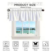 1 Pack Valentine's Day Valances Window Decorations, Romantic Watercolor Pink Love Heart Curtains Valances Rod Pocket Short Curtains For Small Windows Kitchen Living Room Bathroom, 60 X 18 Inch - Multicolor - View 4