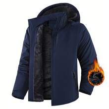 Women Shell Jackets - Navy Blue - View 4