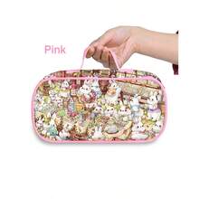 This Adorable Cartoon-Themed Student Pencil Case Features A Convenient Carrying Handle And A Large Capacity Design, Easily Holding Pencils, Erasers, Rulers, And Other Stationery Items. It's A Great Organizer For Your Desk And A Practical Must-Have For Students Starting The New School Year.,Bag - Multicolor - View 11