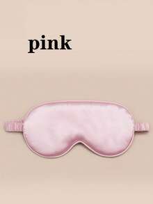 Double-Sided Silk-Like Breathable Sleep Mask, Blackout Eye Mask With Edging - Black - View 10