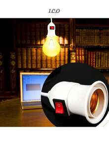 Extensión Eléctrica Flexible con Socket 3 METROS - Blanco - Ver 2