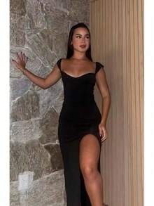 Ryllari HEART Dress - Black - View 1