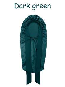 奢华缎面真丝睡帽 - 可调节舒适抽绳，真丝睡帽，缎面睡帽，桑蚕丝睡帽，加厚吹风帽，适合秋冬季节、日常佩戴、护发、化妆、烹饪、睡眠、旅行、度假。另有毛巾款，适用于美容院、酒店、运动、居家等场合，可用作毛巾、护肤吹风巾。