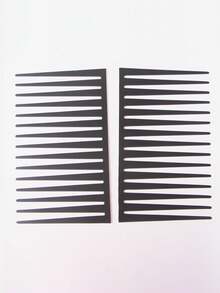 2Pcs/Set Car Light Decoration Stickers Fake Eyelashes Cartoon Cute And Simple Stickers Car Decoration Headlights Classic Self Adhesive Stickers - Black - View 4