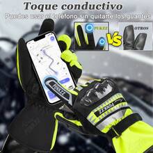 Guantes Cálidos De Inerno para MotociclImpermeable Reente al ento - Amarillofluorescente - Ver 5