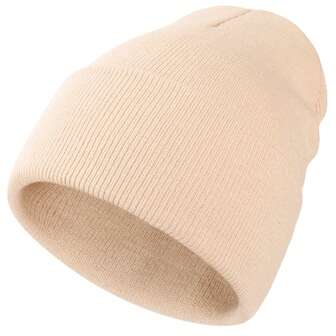 1pc Unisex Outdoor Warm Solid Color Knit Beanie Hat, Suitable For Daily Wear Men Winter Head