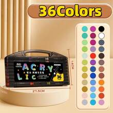 80pcs Black Acrylic Marker Pen Set, No Need To Soak Paper For Painting, Art Collection, DIY Graffiti Pen, Colorful Watercolor Marker Pen Set, Waterproof Large Capacity Colored Pens, Elegant Gift For Students, Back To School Supplies - Multicolor - View 13