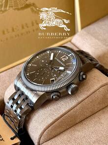 Burberry Gunmetal The Utilitarian Men Watch New Batt Chronograph - Black - View 12
