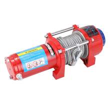 Winch Eléctrico Todoterreno Cable 4500 Lbs Remolque Utilitaro , Kit de cabrestante eléctrico de 12 V y 4500 libras Con Cuerda Acero Inoxidable, cabrestante impermeable IP68 todoterreno para camión, SUV - Multicolor - Ver 9