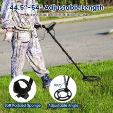 Professional Metal Detector For Adults Waterproof Pinpoint Advanced DSP Chip - Black - View 4