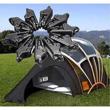 YQQ Clip de Fijación para Tienda Soporte a Prueba de Viento para Acampar al Aire Libre Clips Especial para Lona y Malla de Sombra Invernadero Clip de Red Plástico Negro2179 - Negro - Ver 2