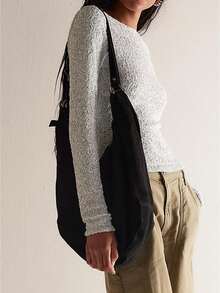 Women's Sequin Backless Shirts Y2K Sparkly Glitter Long Sleeve Boat Neck Slim Fit T Shirt Shiny Blouses Going Out Tops Party Clubwear - 銀色 - 查看 3