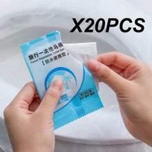 Disposable Plastic Toilet Seat Cover Waterproof And Non Slip Individually Wrapped, For Travel,Disposable Plastic Toilet Seat Cover Waterproof And Non Slip Individually Wrapped, For Travel,Disposable Toilet Seat Covers Cushions For Travel Public Restrooms Individually Packaged Portable Tear Resistant For Adults Boys And Girls - 無色 - 查看 13
