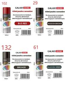 450毫升多色通用喷漆 - 35种颜色可选，适用于金属和木材装饰，DIY喷漆 - 彩色 - 查看 5