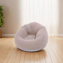 Sofá Inflable Sillón Inflable Gris Ligero y Respetuoso con la Piel para Sala de Estar - Gris - Ver 2