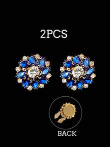 مجموعة أزرار/أزرار أكمام وحيدة/قطعتين، مجموعة أزرار قمصان/رسمية، قاعدة نحاسية بزهرة بلورية خضراء، أزرار زخرفية حرفية، مجموعة أزرار صدفية، إكسسوار أنيق للأعمال والاستخدام اليومي والحفلات والهدايا الزفاف - زهرة - مشاهدة 16