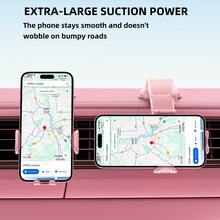 YWOR Pink Car Phone Holder, Universal Car Phone Holder, Super Suction Cup Car Phone Holder - Pink - View 6