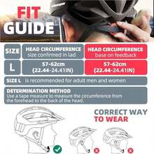 Adult Cycling Helmet with Magnetic Goggles & LED Back Light, Adjustable for Men and Women - Titanio - Ver 9