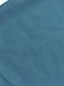 Hidkat Men's Corduroy Casual Sweatpants, Solid Color With Drawstring And Pockets, Soft And Comfortable Fabric, Suitable For Daily Casual Activities, Spring/Autumn Winter Sports - Blue - View 6