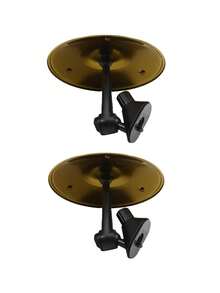 1/2pcs Mini Car Cymbal Vent Decorations, Universal Fit For Most Vehicles, Travel Rhythm Fun, Car Interior Decor, Playful Design, Durable, Auto Accessories - Multicolor - View 17