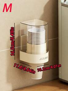 1 pieza Soporte de pared para tazas - Estante para tazas de baño, Estante de almacenamiento de tazas de café para el hogar, Organizador de dispensador de agua, Adecuado para el hogar, la oficina, el hospital, el gimnasio - Multicolor - Ver 13