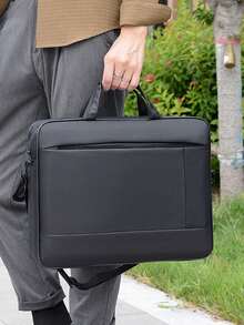 1pc Portable Laptop Bag, Business Laptop Sleeve, Large Capacity Briefcase